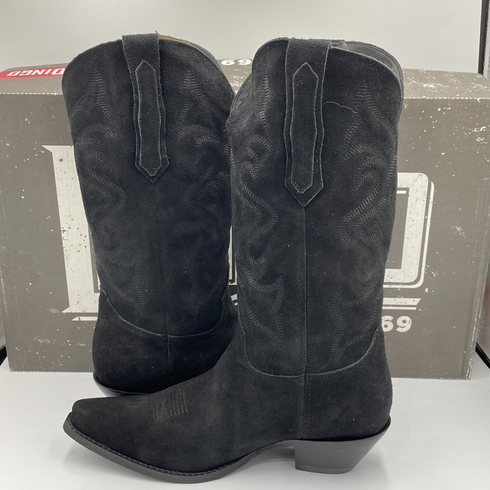 Dingo‎ Out West Women's Suede / Black Cowgirl Boots Size 9.5 NEW DI920 - Picture 6 of 7